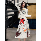 Jane Knit Two Piece Midi - St Vesti | All Womens Skirts Leather Skirts And Maxi Skirts