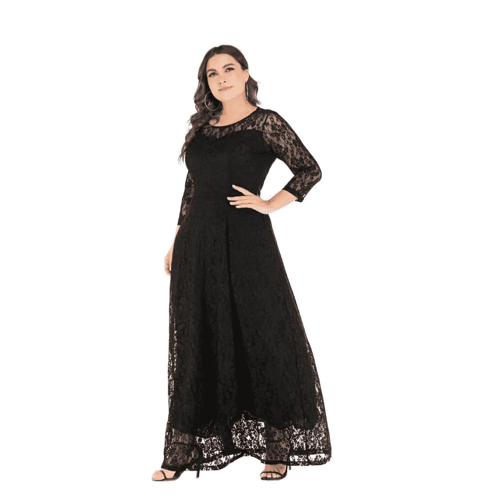 Jane plus size lace dress for wedding or formal - st vesti | all dresses - cocktail dresses formal dresses + more.