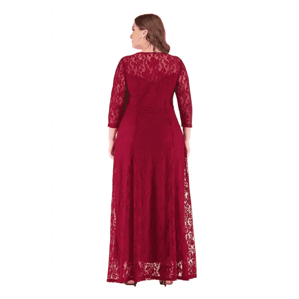 Jane plus size lace dress for wedding or formal - st vesti | all dresses - cocktail dresses formal dresses + more.