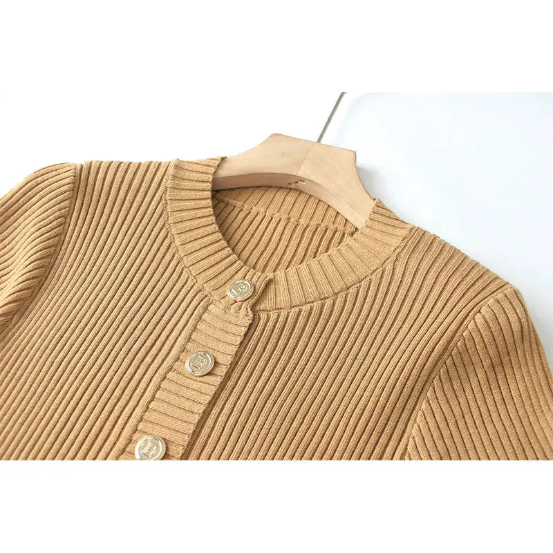 Jedda Long Sleeve Knit Maxi Dress In Khaki - St Vesti | All Dresses - Cocktail Dresses Formal Dresses + More.