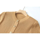 Jedda Long Sleeve Knit Maxi Dress In Khaki - St Vesti | All Dresses - Cocktail Dresses Formal Dresses + More.