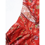 Jessy Red Wine Midi Dress - St Vesti | All Dresses - Cocktail Dresses Formal Dresses + More.