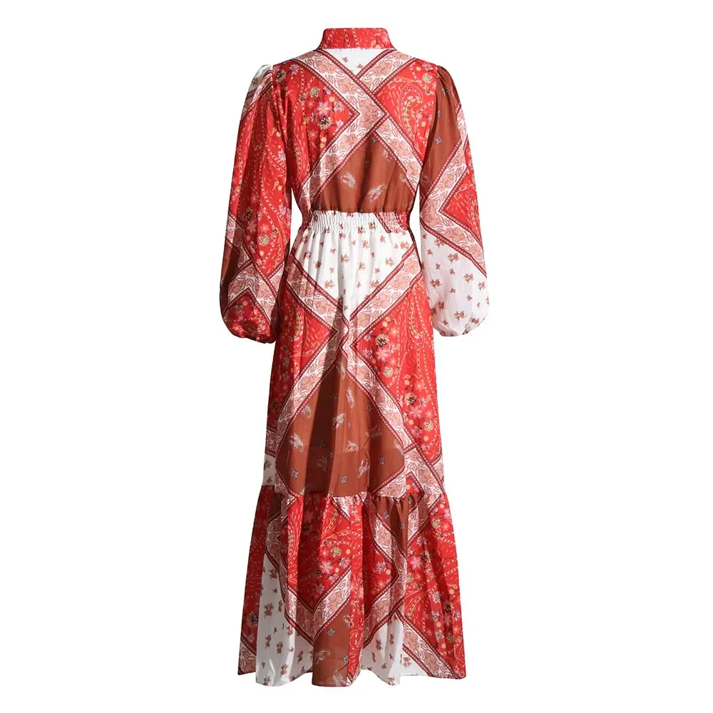 Jessy Red Wine Midi Dress - Red / s - St Vesti | All Dresses - Cocktail Dresses Formal Dresses + More.