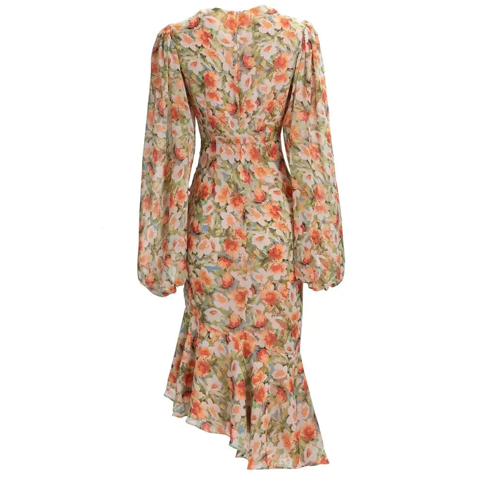 Joy The Mermaid Lantern Midi Dress - St Vesti | All Dresses - Cocktail Dresses Formal Dresses + More.