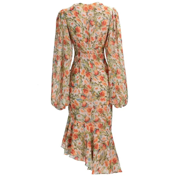 Joy The Mermaid Lantern Midi Dress - St Vesti | All Dresses - Cocktail Dresses Formal Dresses + More.