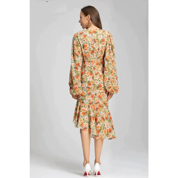 Joy The Mermaid Lantern Midi Dress - St Vesti | All Dresses - Cocktail Dresses Formal Dresses + More.