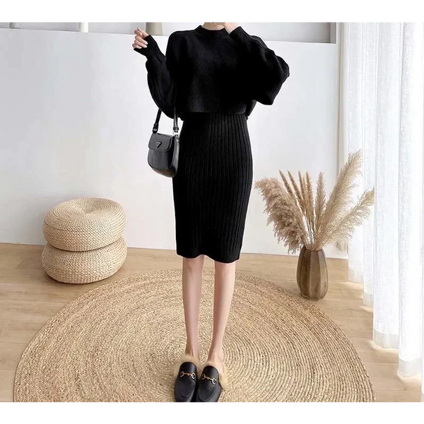 Julie Two Piece Knit Dress - St Vesti | All Dresses - Cocktail Dresses Formal Dresses + More.