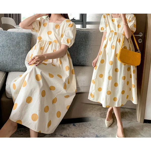 Kelly Maternity Midi Dress - Yellow / l - St Vesti | All Dresses - Cocktail Dresses Formal Dresses + More.