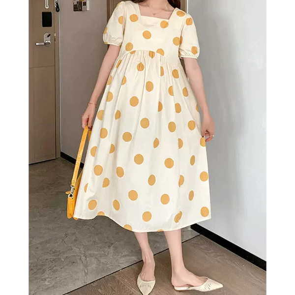 Kelly Maternity Midi Dress - Yellow / m - St Vesti | All Dresses - Cocktail Dresses Formal Dresses + More.