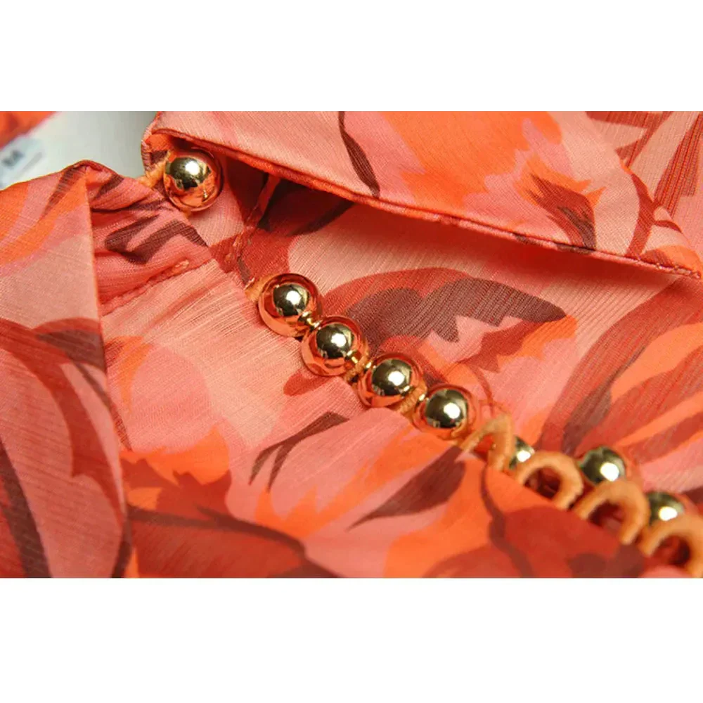 Lipstick Print Long Sleeve Maxi Dress - St Vesti | All Dresses - Cocktail Dresses Formal Dresses + More.