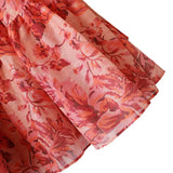 Lipstick Print Long Sleeve Maxi Dress - St Vesti | All Dresses - Cocktail Dresses Formal Dresses + More.