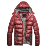 Long Sleeve Puffer Jacket - Red / l - St Vesti | Coats & Jackets