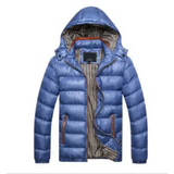 Long Sleeve Puffer Jacket - Blue / m - St Vesti | Coats & Jackets