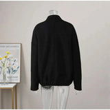 Louisa Bomber Jacket In Black - St Vesti | Coats & Jackets