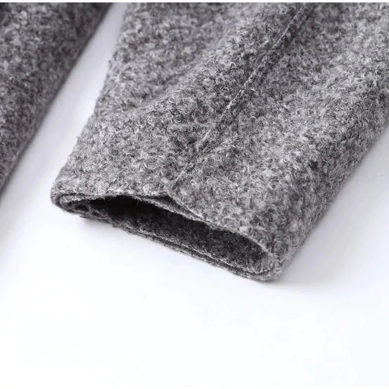 Louisa Bomber Jacket In Grey - St Vesti