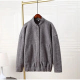 Louisa Bomber Jacket In Grey - Grey / s - St Vesti