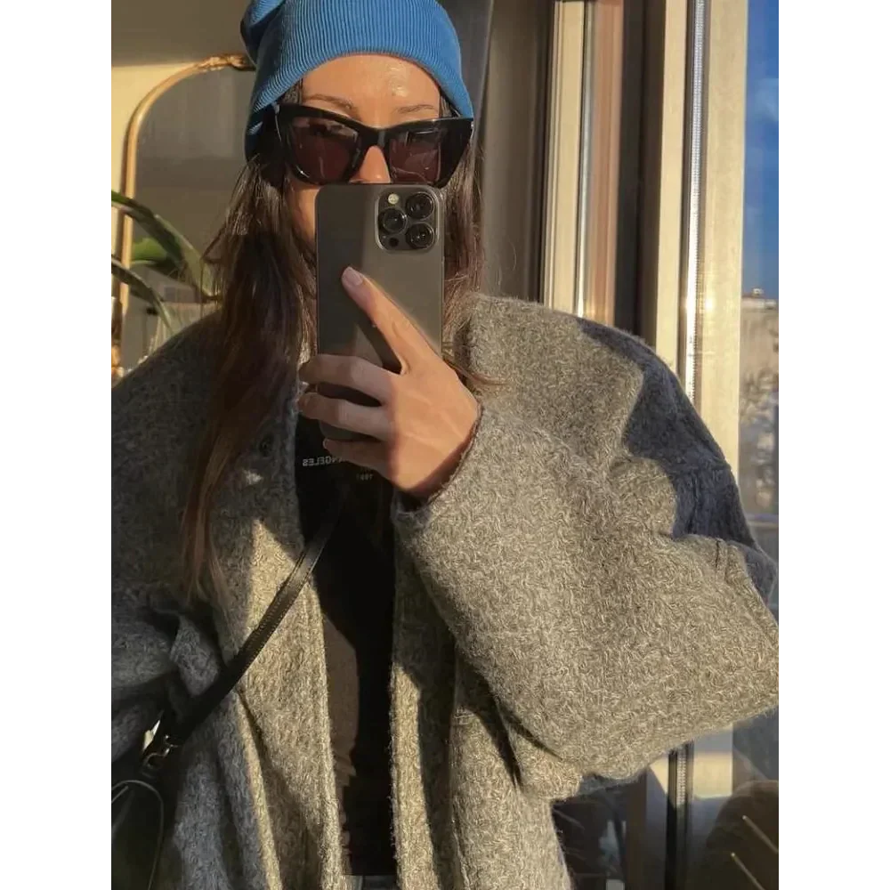 Louisa Bomber Jacket In Grey - St Vesti