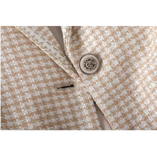 Madelyn Blazer In Apricot - St Vesti | Blazers & Cardigans