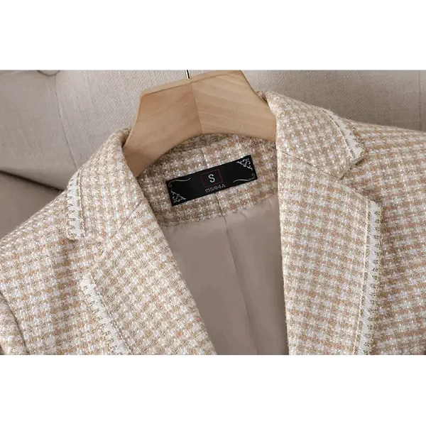 Madelyn Blazer In Apricot - St Vesti | Blazers & Cardigans