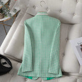 Madelyn Blazer In Green - St Vesti | Blazers & Cardigans