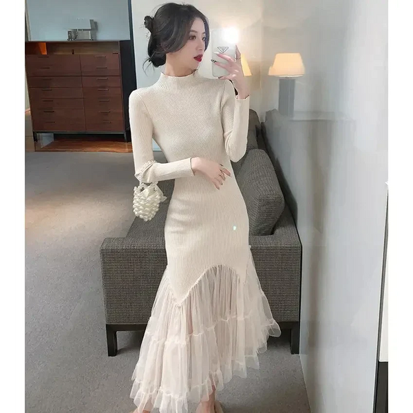 Mermaid Views Party Dress - Apricot / One Size - St Vesti | All Dresses - Cocktail Dresses Formal Dresses + More.