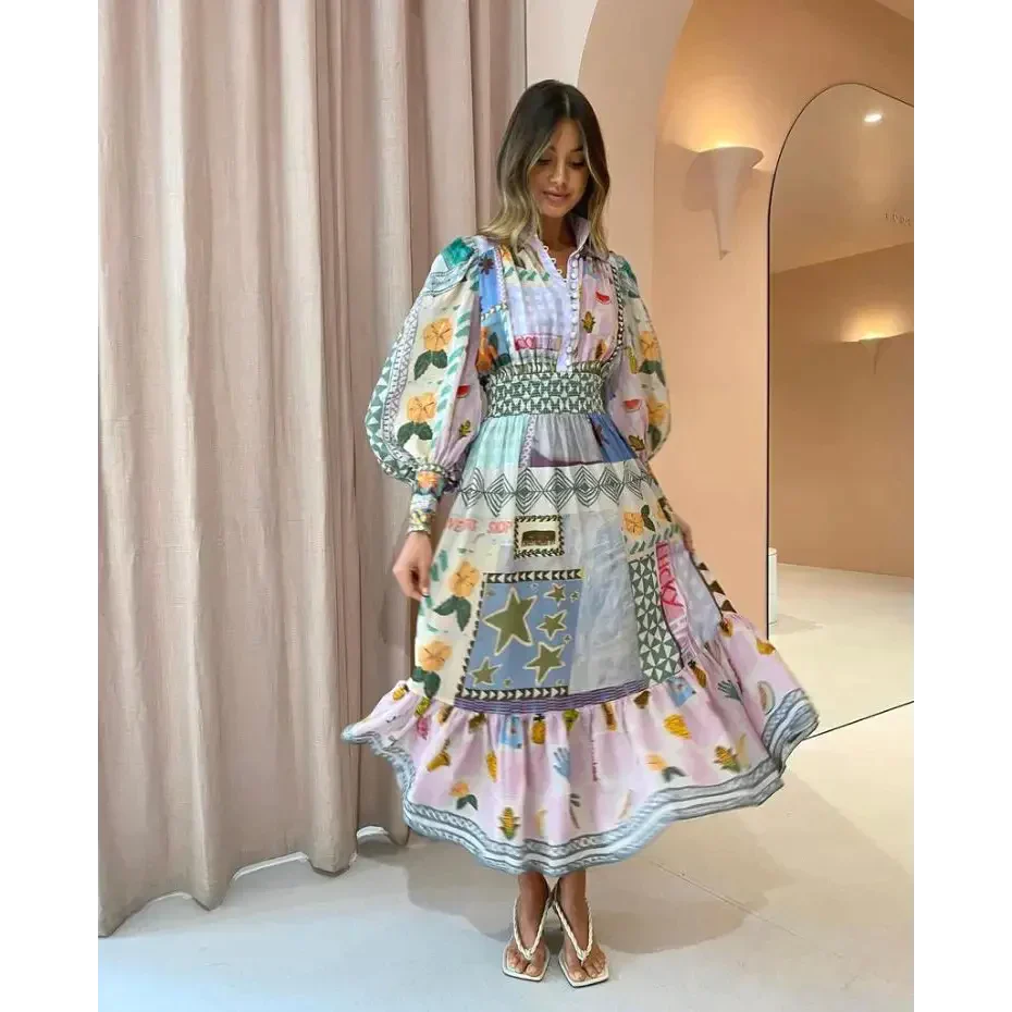 Michelle Lantern Maxi Dress - St Vesti | All Dresses - Cocktail Dresses Formal Dresses + More.