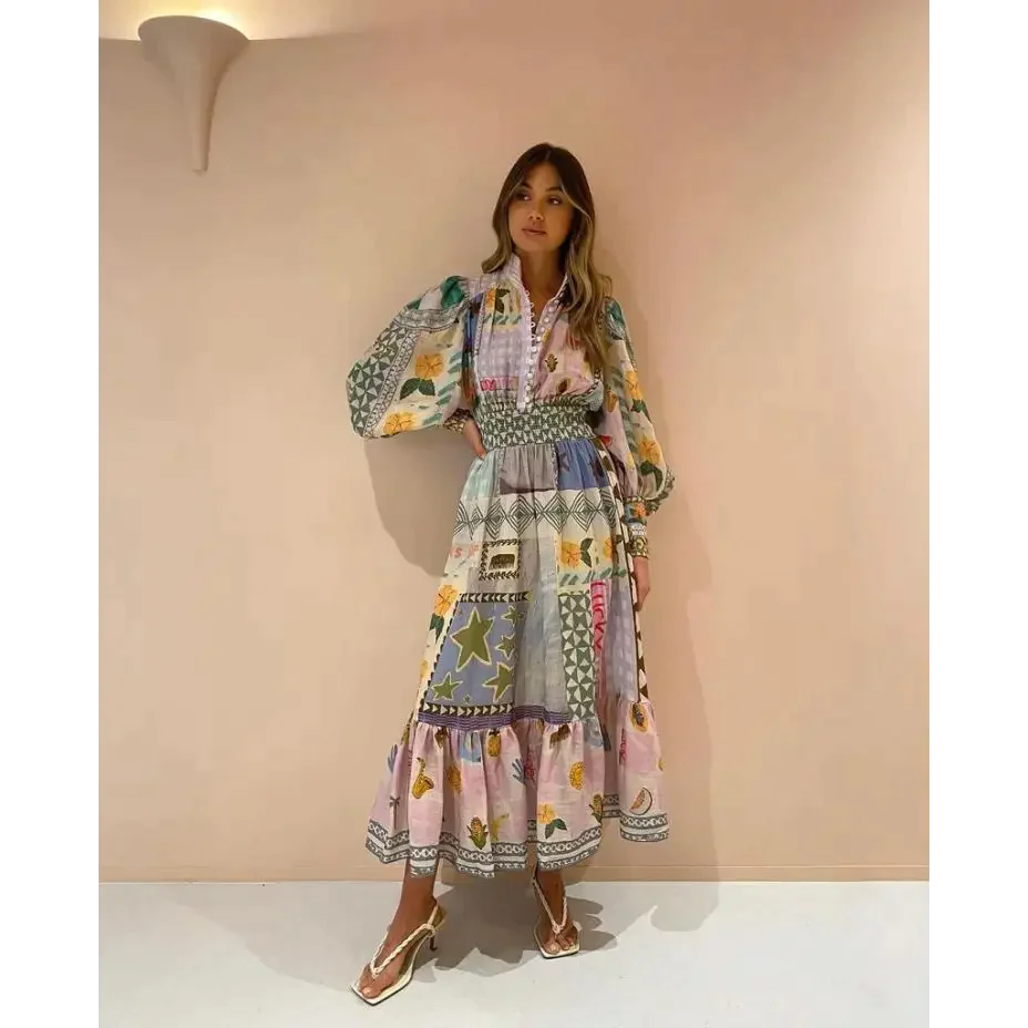 Michelle Lantern Maxi Dress - St Vesti | All Dresses - Cocktail Dresses Formal Dresses + More.