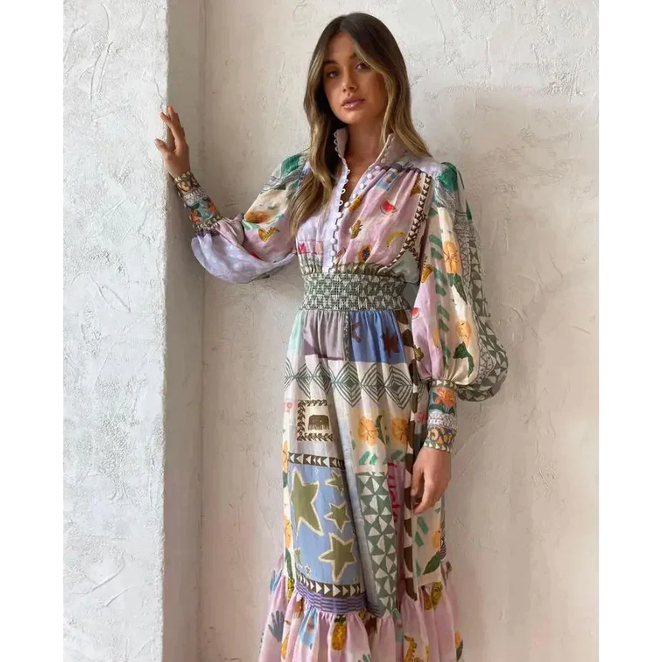 Michelle Lantern Maxi Dress - St Vesti | All Dresses - Cocktail Dresses Formal Dresses + More.