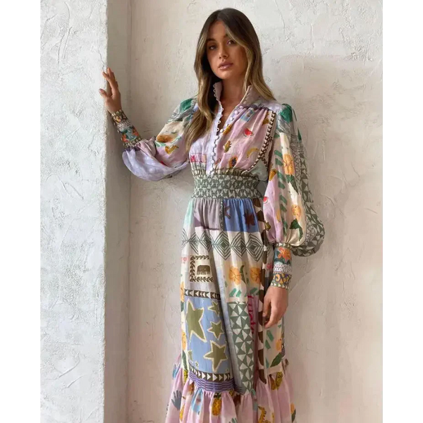 Michelle Lantern Maxi Dress - St Vesti | All Dresses - Cocktail Dresses Formal Dresses + More.