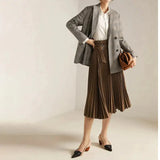 Mila High Waist Pleated Skirt - St Vesti | All Womens Skirts Leather Skirts And Maxi Skirts