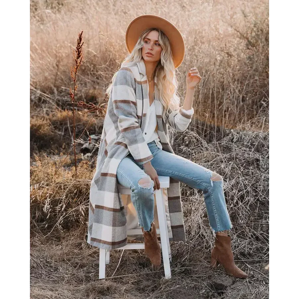 Naomi Double Face Wool Coat - Grey / s - St Vesti | Blazers & Cardigans