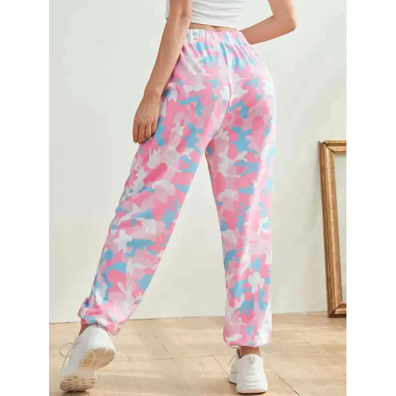 Pink Camo Harem Pants - St Vesti | Women’s Pants | Jeans Trousers Pants Joggers & Culottes