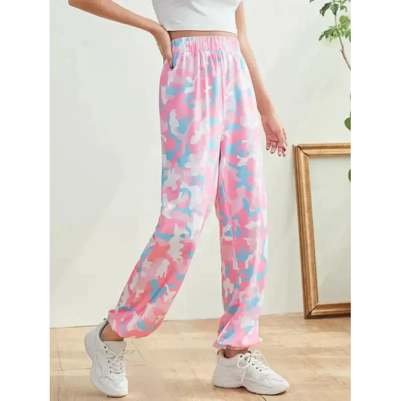 Pink Camo Harem Pants - St Vesti | Women’s Pants | Jeans Trousers Pants Joggers & Culottes