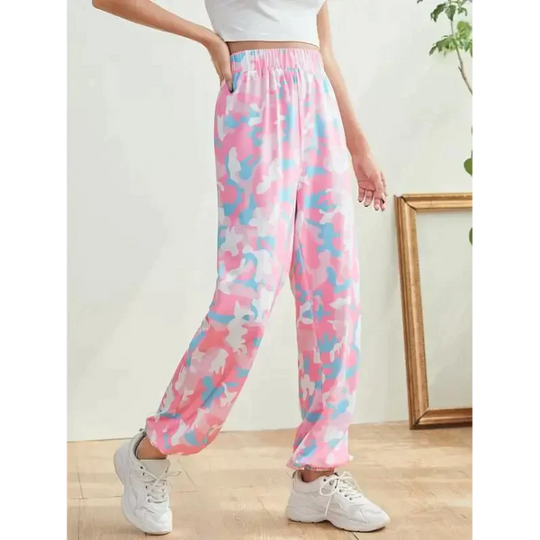 Pink Camo Harem Pants - St Vesti | Women’s Pants | Jeans Trousers Pants Joggers & Culottes