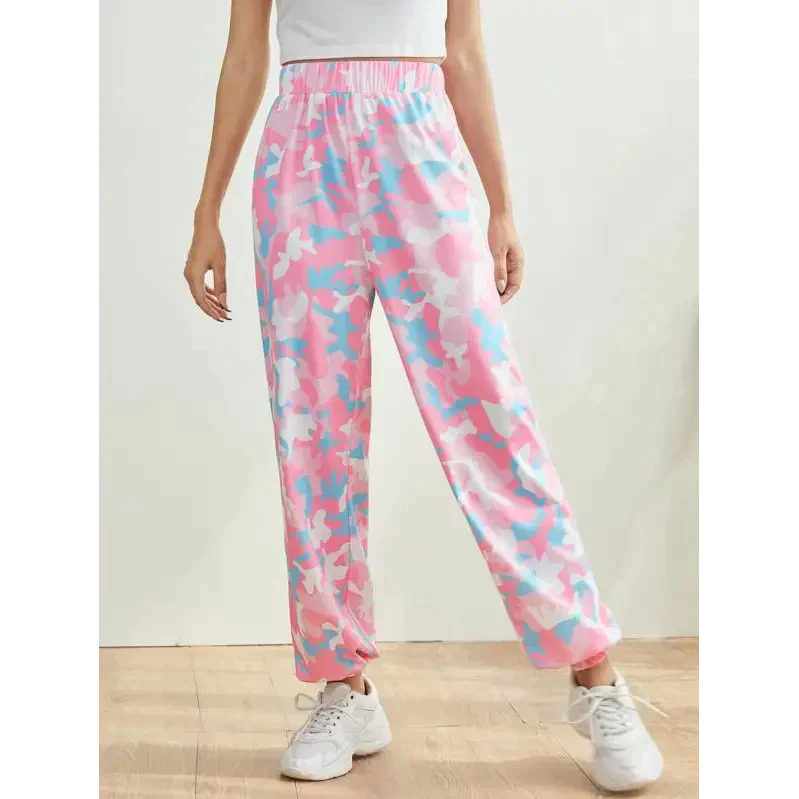 Pink Camo Harem Pants - St Vesti | Women’s Pants | Jeans Trousers Pants Joggers & Culottes
