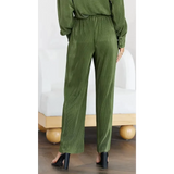Plisse Butten Oversized Shirt + Pants Set - St Vesti | Stocktake Sale On Now