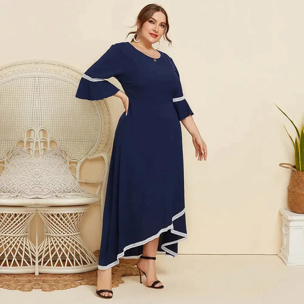 Plus Size Jed Loose Lace Spliced Maxi Dress - St Vesti | All Dresses - Cocktail Dresses Formal Dresses + More.