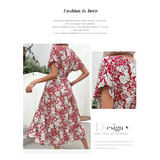 Red Wine Temperament Maxi Dress - St Vesti | All Dresses - Cocktail Dresses Formal Dresses + More.