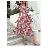 Red Wine Temperament Maxi Dress - Red / s - St Vesti | All Dresses - Cocktail Dresses Formal Dresses + More.