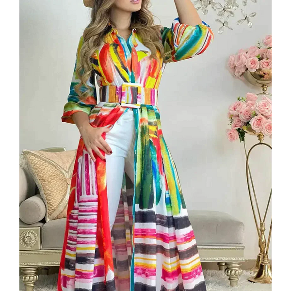 Rema Open Print Maxi Dress - St Vesti | All Dresses - Cocktail Dresses Formal Dresses + More.