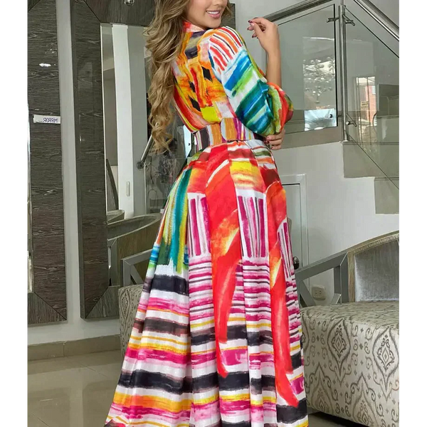 Rema Open Print Maxi Dress - St Vesti | All Dresses - Cocktail Dresses Formal Dresses + More.