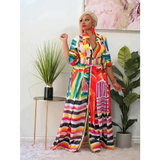 Rema Open Print Maxi Dress - Colourful / s - St Vesti | All Dresses - Cocktail Dresses Formal Dresses + More.