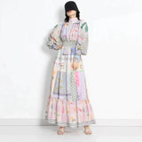 Ronda Print Maxi Dress In Pink - Pink / s - St Vesti | All Dresses - Cocktail Dresses Formal Dresses + More.