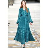 Royal Desire Maxi Dress In Blue - Blue / s - St Vesti