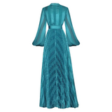 Royal Desire Maxi Dress In Blue - St Vesti