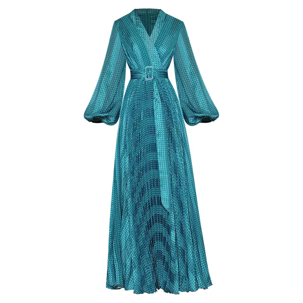 Royal Desire Maxi Dress In Blue - St Vesti