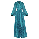 Royal Desire Maxi Dress In Blue - St Vesti