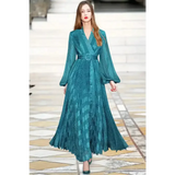 Royal Desire Maxi Dress In Blue - St Vesti