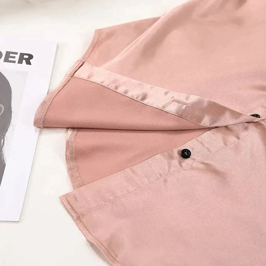 Sally Satin Pj Set - St Vesti | Stocktake Sale On Now