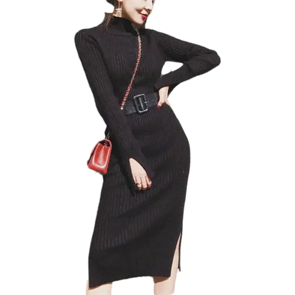 Shirley knit dress - black / s - st vesti | all dresses - cocktail dresses formal dresses + more.